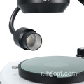 Ricerca microscopio stereo con luce a LED regolabile